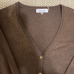Small Calvin Klein sweater with gold detail